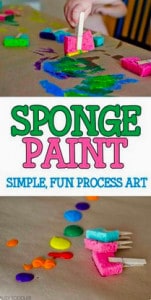 sponge paint arts and crafts ideas