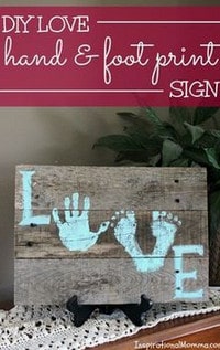 hand and foot print arts and crafts ideas for kids