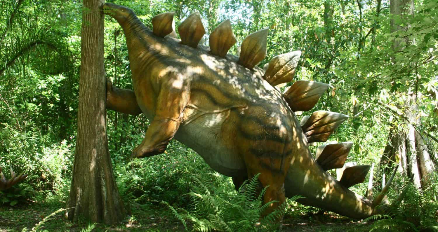 Dinosaurs in the forest