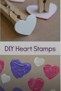 DIY Heart Stamps