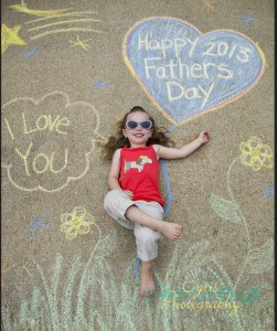 fathers day chalk