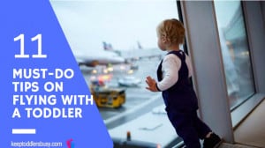 tips on flying with a toddler