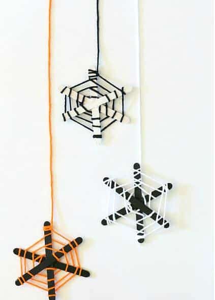 Spider Web Popsicle Stick