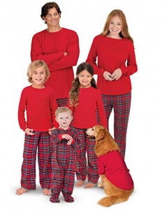 Matching Holiday Flannel Set