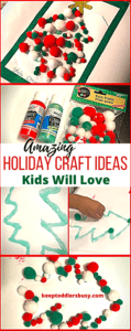 This Pinterest Edition Of Holiday Craft Ideas Kids Will Love is Great For Kids Of All Ages, Including Toddlers! They are Simple, Fun, and Festive. Take a Look!