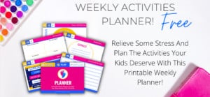 Printable weekly planner