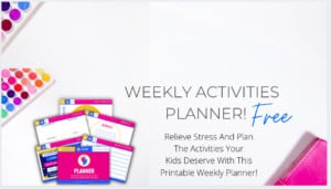 Printable weekly planner