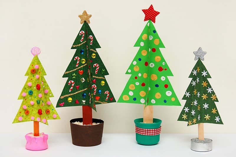 20+ Popsicle Stick Christmas Crafts for Kids - Happy Toddler Playtime