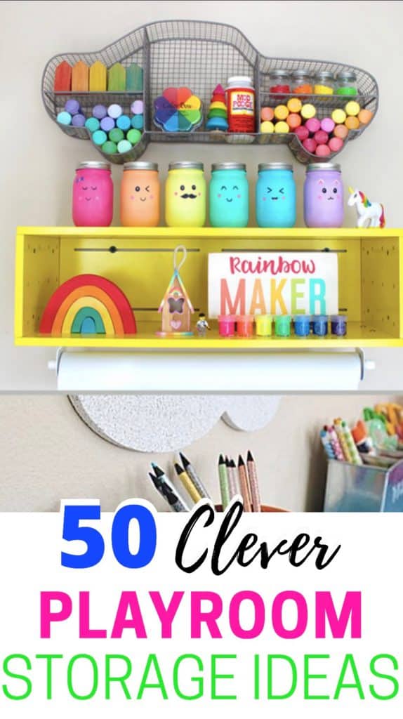 Clever Playroom Storage Ideas Keep Toddlers Busy