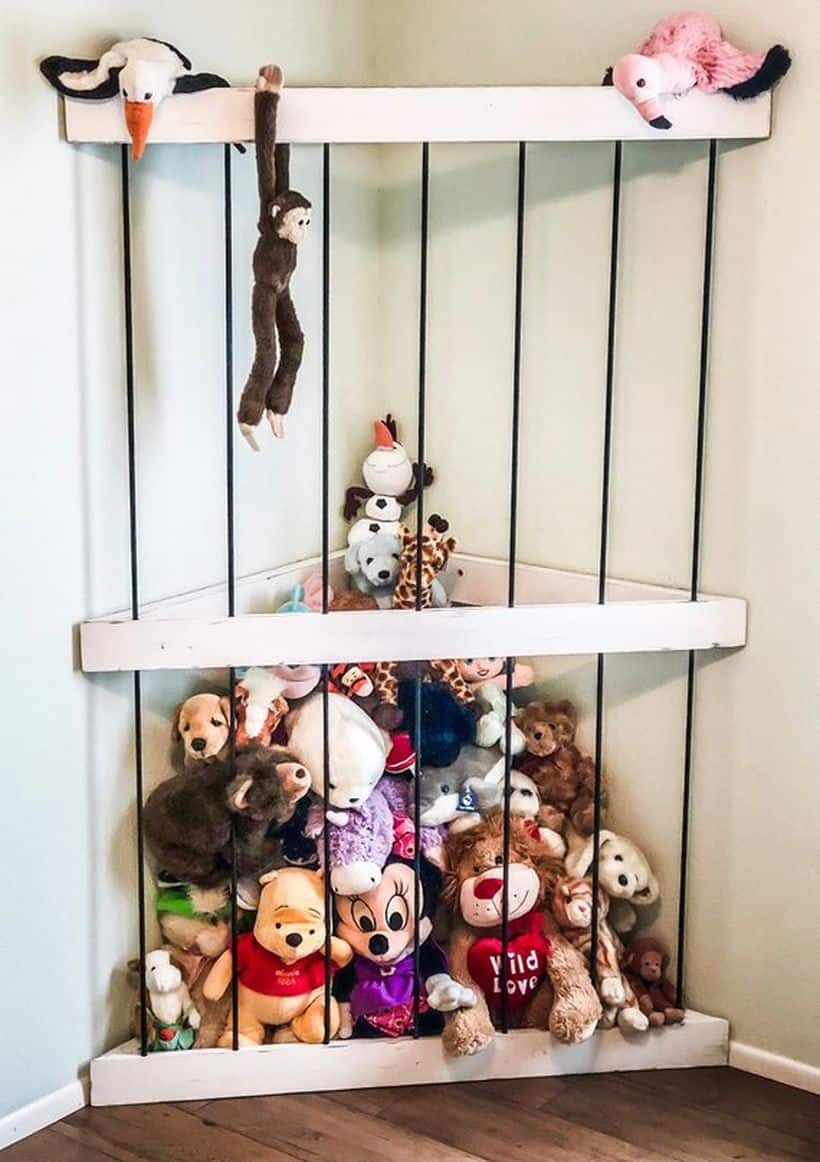 stuffed animal jail storage