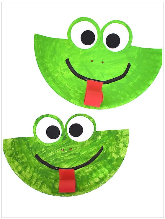 Paper Plate Frog Craft