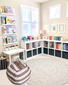 Bean bag stuffed toy storage