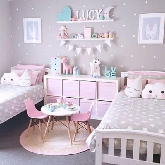 simple kids bedroom for girls