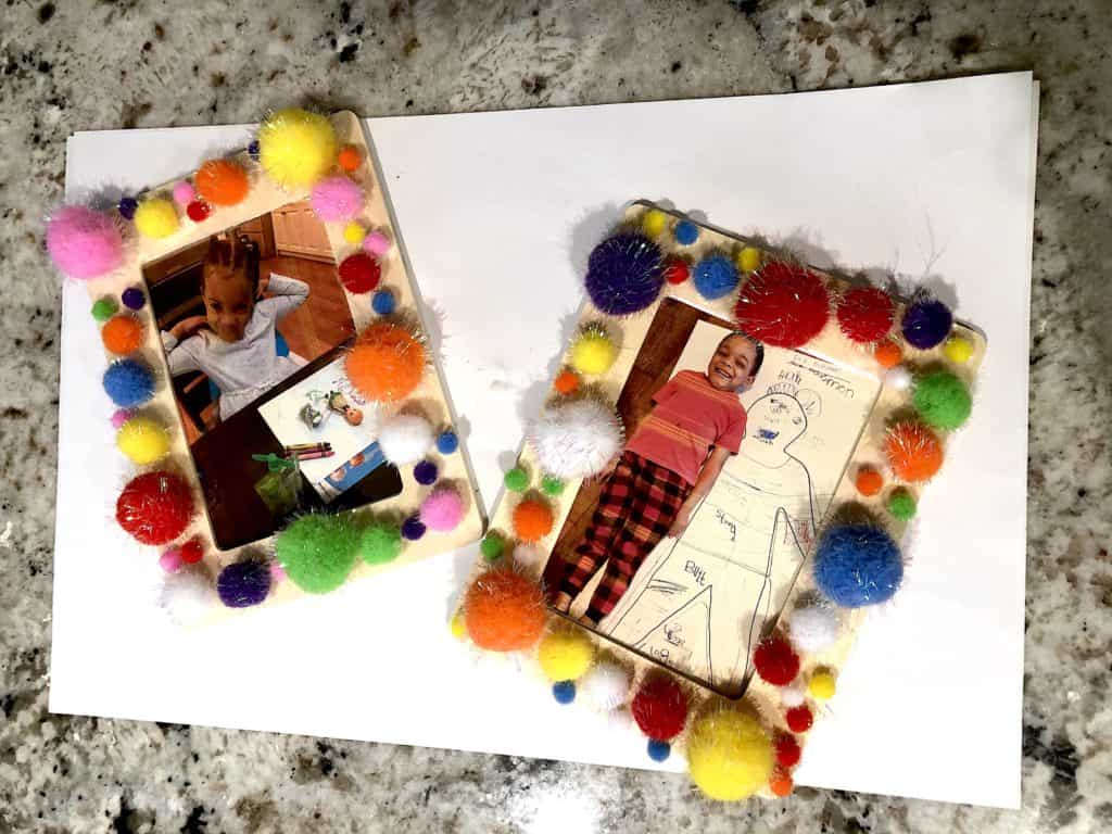 Easy DIY Pom Pom Picture Frame – The Art Kit