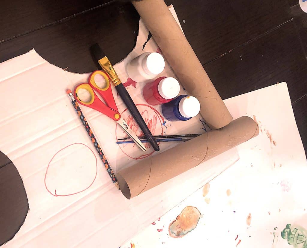 Space Crafts for Kids: Cardboard Space Shuttle