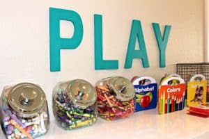 Playroom storage ideas