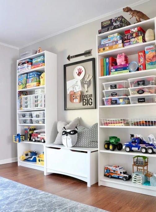 50 Clever Kids Bedroom Storage Ideas, Shelving Ideas For Kids Room
