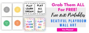 free playroom wall art