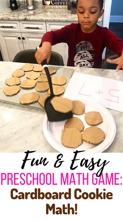 Fun Preschool learning activities are a great way to get your kids interested in math! Pretend play preschool activities combined with preschool math games will be a hit. My toddler enjoyed this activity idea too.