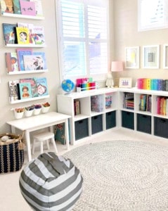 Bean bag stuffed toy storage
