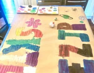 Giant Name Preschool Activity