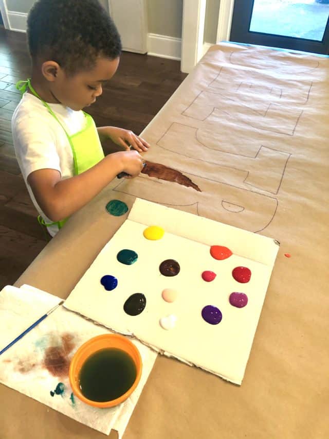 Giant Name Preschool Painting Activity   IMG 1913 640x853 