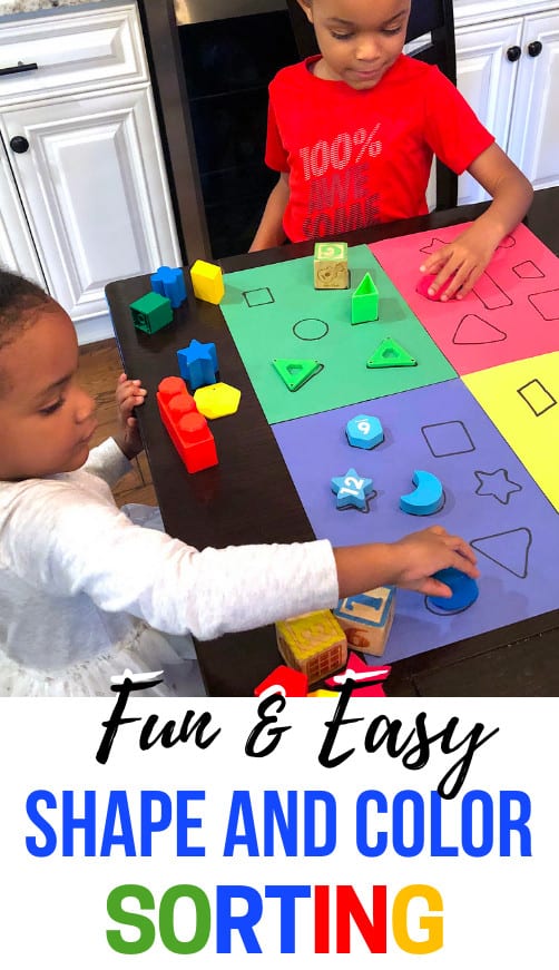 Easy Color and Shape Activities for Toddlers! - How Wee Learn