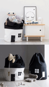 Is this toy organizer cute or what? And also easy on the pockets. This is great storage for a kid's bedroom and great for playroom ideas too.