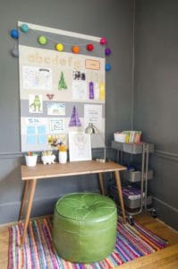 Mommy Experts Share 40 Homeschool Room Ideas That Will Turn Your Child's Space Into An Organized Learning Area For Kids In Small Spaces Too. Get Great Ideas For Home School Desks, Tables, and Storage