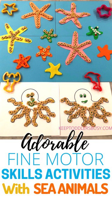 Fish Activities for Kids; Fish Fine Motor and Color Matching  Preschool  fine motor activities, Fine motor activities for kids, Activities for kids