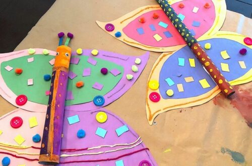 A paper towel roll crafts for kids