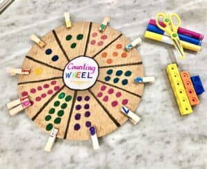 Inspire Your Child To Love Learning With Ease and Fun. This Preschool Learning Activity Will Make Learning Interesting and Hands-on. Skills Include Number Recognition, Counting, Fine Motor Development