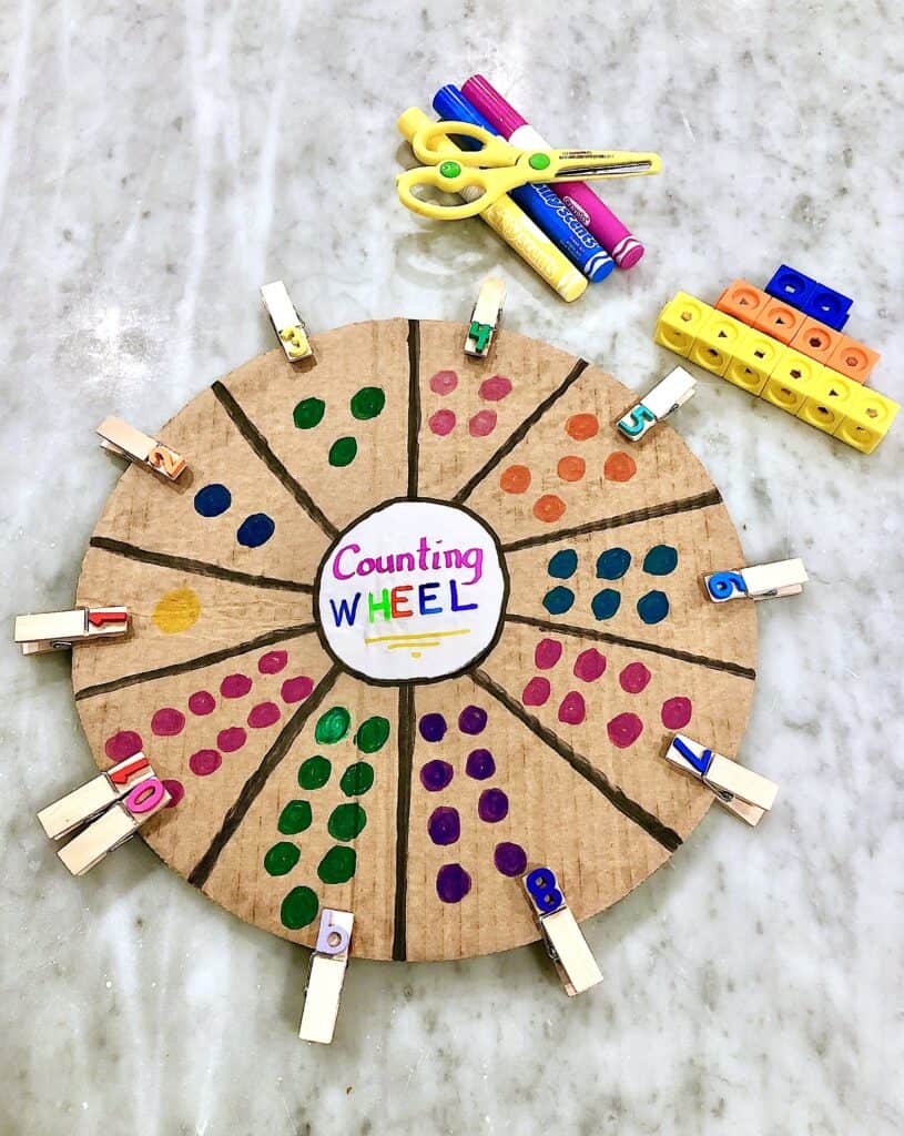 Inspire Your Child To Love Learning With Ease and Fun. This Preschool Learning Activity Will Make Learning Interesting and Hands-on. Skills Include Number Recognition, Counting, Fine Motor Development