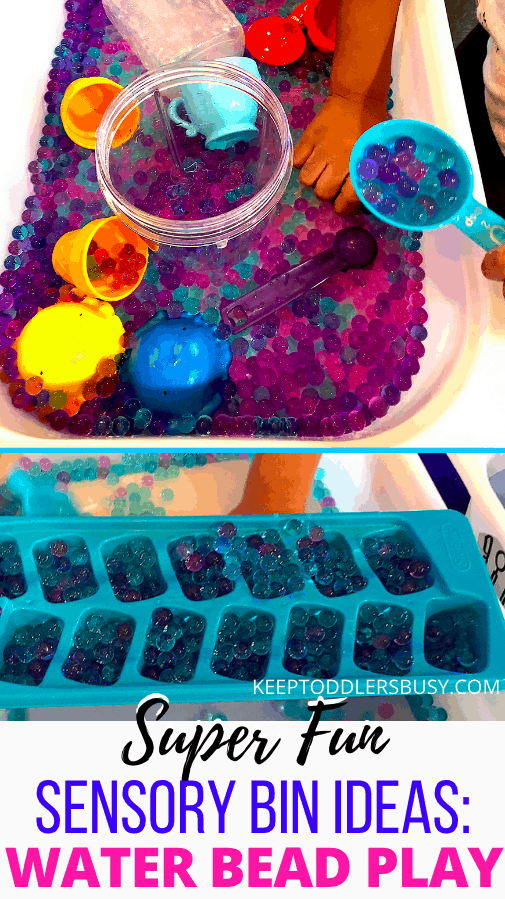 Sensory Activities Toddlers Will Love: Water Bead Bin