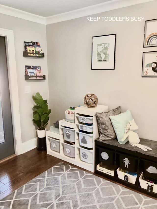 Our IKEA Playroom Storage Makeover Reveal