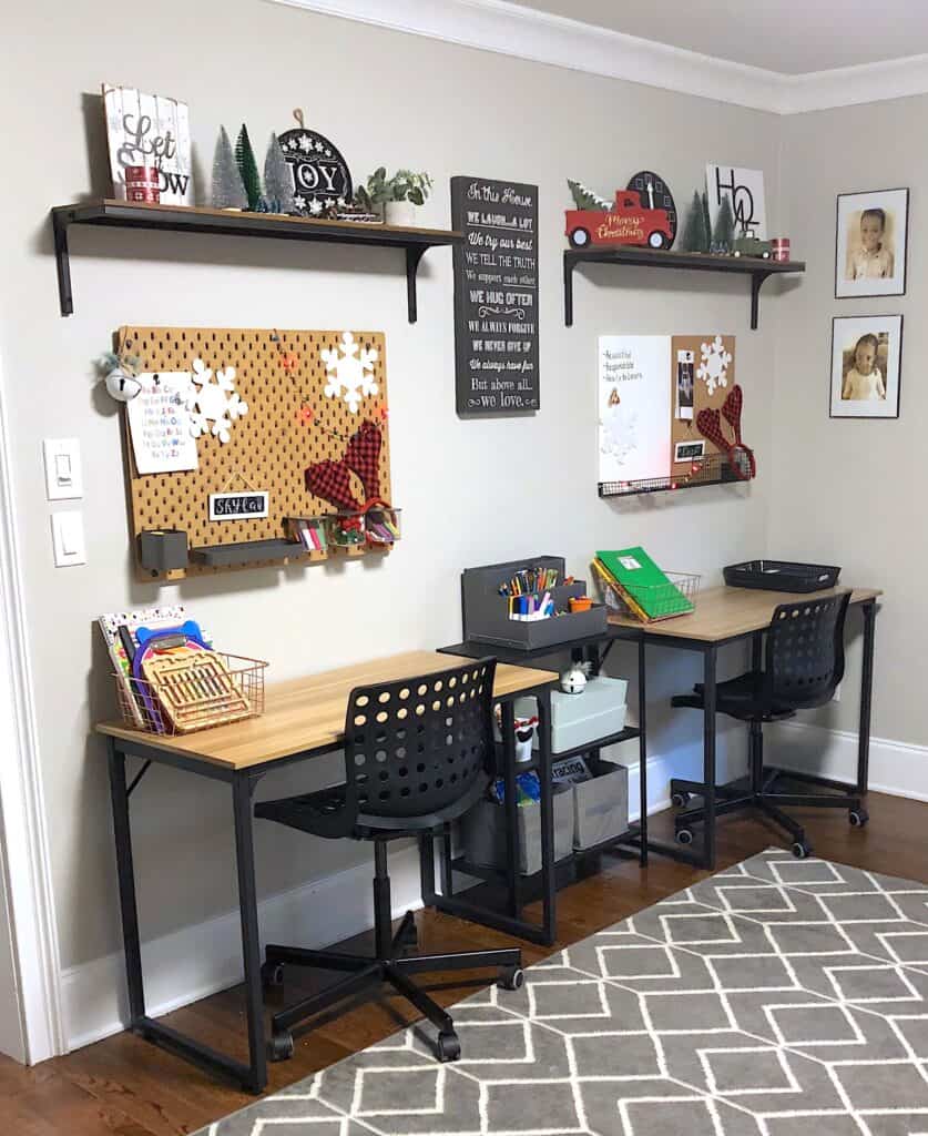 5 Tips to Create a Wild and Fun Kid's Desk Homework Station