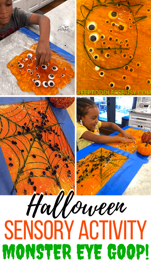 Halloween Sensory Activities Are An Absolute Must-Have Addition To Your October Plans With Your Kids! This Cool Activity Inspires Just Plain Fun and Learning. Its the Ultimate Halloween Craft for Kids