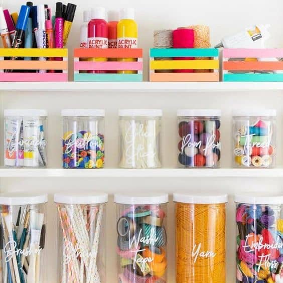 Awesome Kids Craft Storage & Organization Tips - Toddler Approved