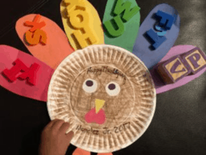 thanksgiving turkey craft for toddlers