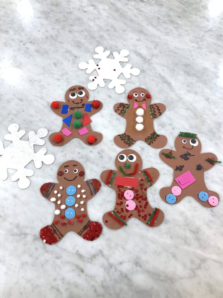 Christmas Crafts For Preschoolers Make This Time of The Year Special! This Activity Uses Gingerbread People And Decorating Supplies and To Create A Fun Craft. #christmascrafts #christmascraftsforkids