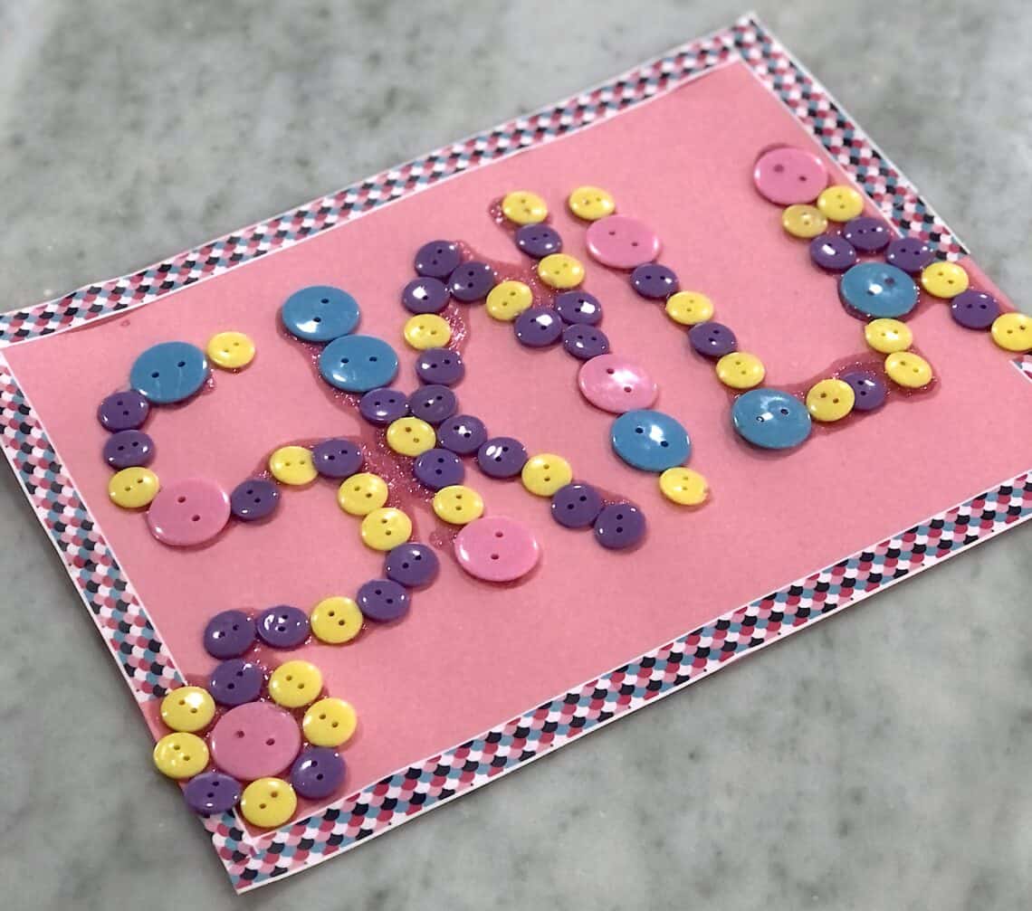 Looking for Button Craft Ideas For Kids That Toddlers Will Love? Well Check Out This Awesmoe Sensory Activity That Will Keep Your Child Occupied and Learning! #buttoncraftsforkids #buttoncrafts