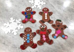 christmas craft for kids gingerbread man