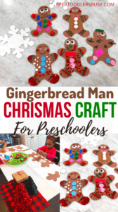 Christmas Crafts For Preschoolers Make This Time of The Year Special! This Activity Uses Gingerbread People And Decorating Supplies and To Create A Fun Craft. #christmascrafts #christmascraftsforkids