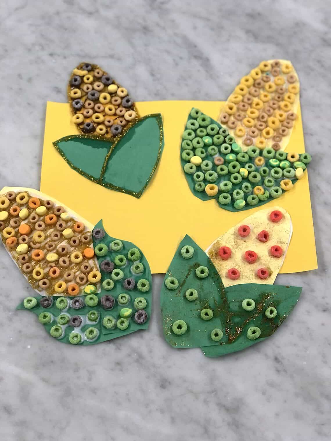 A Fun And Easy Preschool Corn Craft for Fall