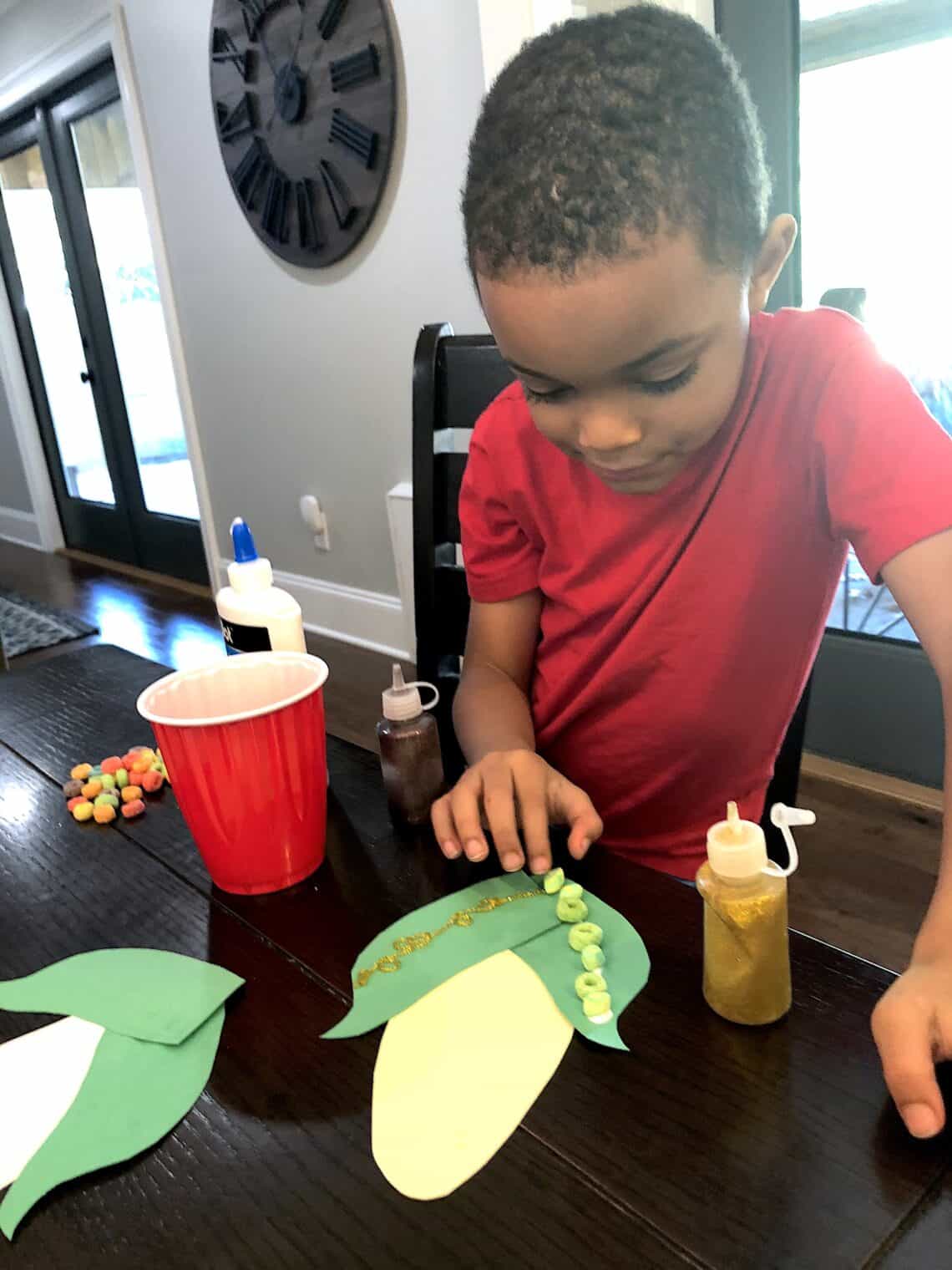 A Fun And Easy Preschool Corn Craft for Fall