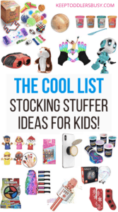 These Are Some Of The Best And Coolest Kid's Stocking Stuffer Ideas That They Will Actually Love And Use For Christmas. These Holiday Gift Ideas Are A Must-See. #giftideas #stockingstuffers