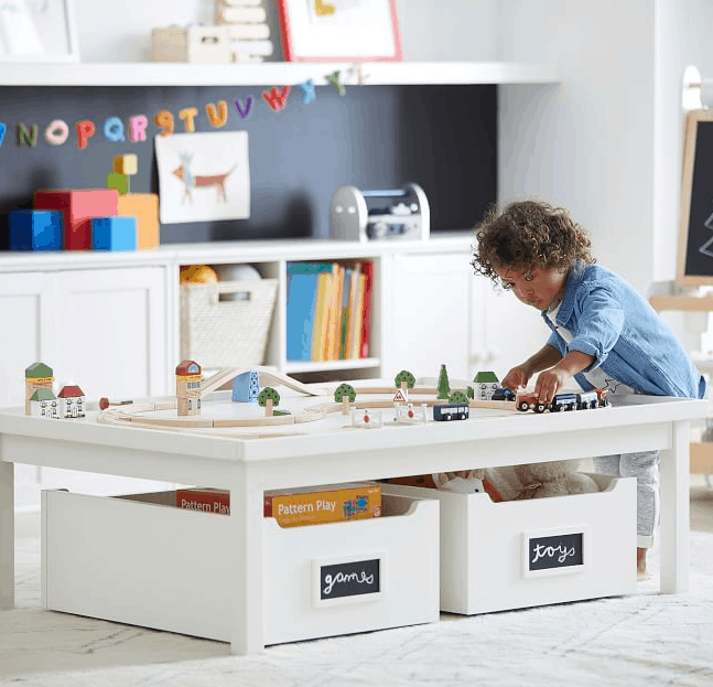 Check Out These Genius Playroom Organization Ideas For Boys! These Are Amazing Ideas For Craft Storage, Toy Storage, And Room Ideas Specifically For Our Boys! #playroomideas #playroomorganization