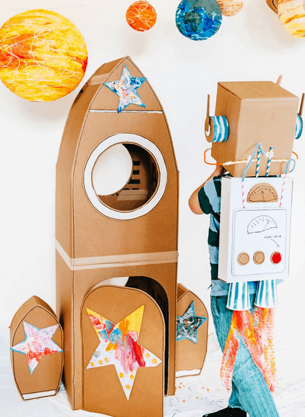 Cardboard arts and deals crafts