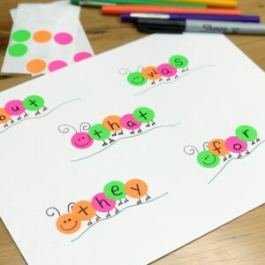 Inspire a Love of Learning with Fun Kindergarten Sight Word Activities! Fun and Play Is An Absolute Must For Early Development! Amazing Learning Activities Make A Huge Difference. #learningcrafts