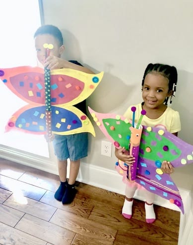 Paper Towel Butterflies